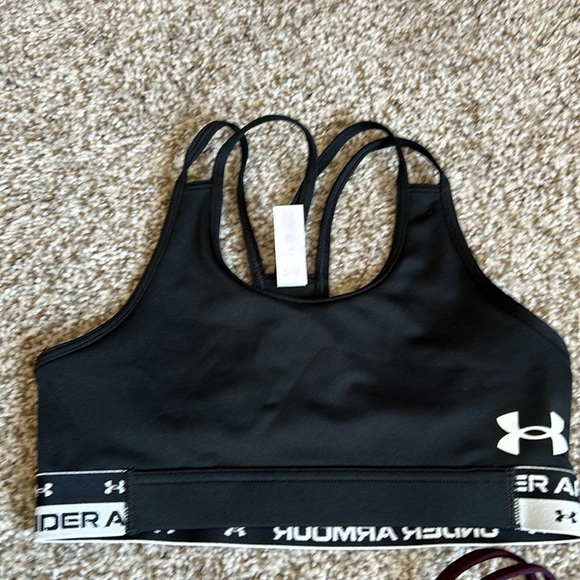 Girls Under Armour (YMD) sports bra set of 2 - Picture 3 of 10